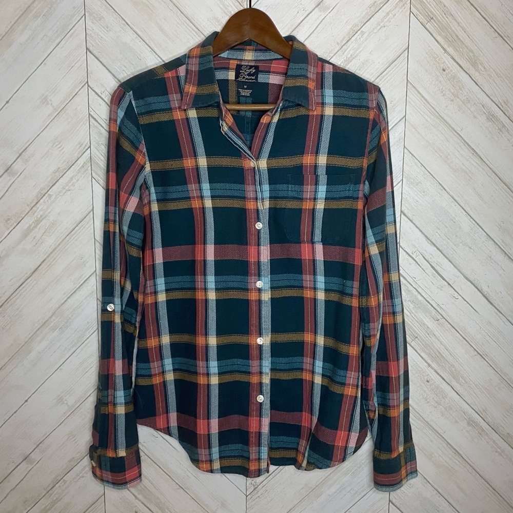 Lucky brand plaid button down